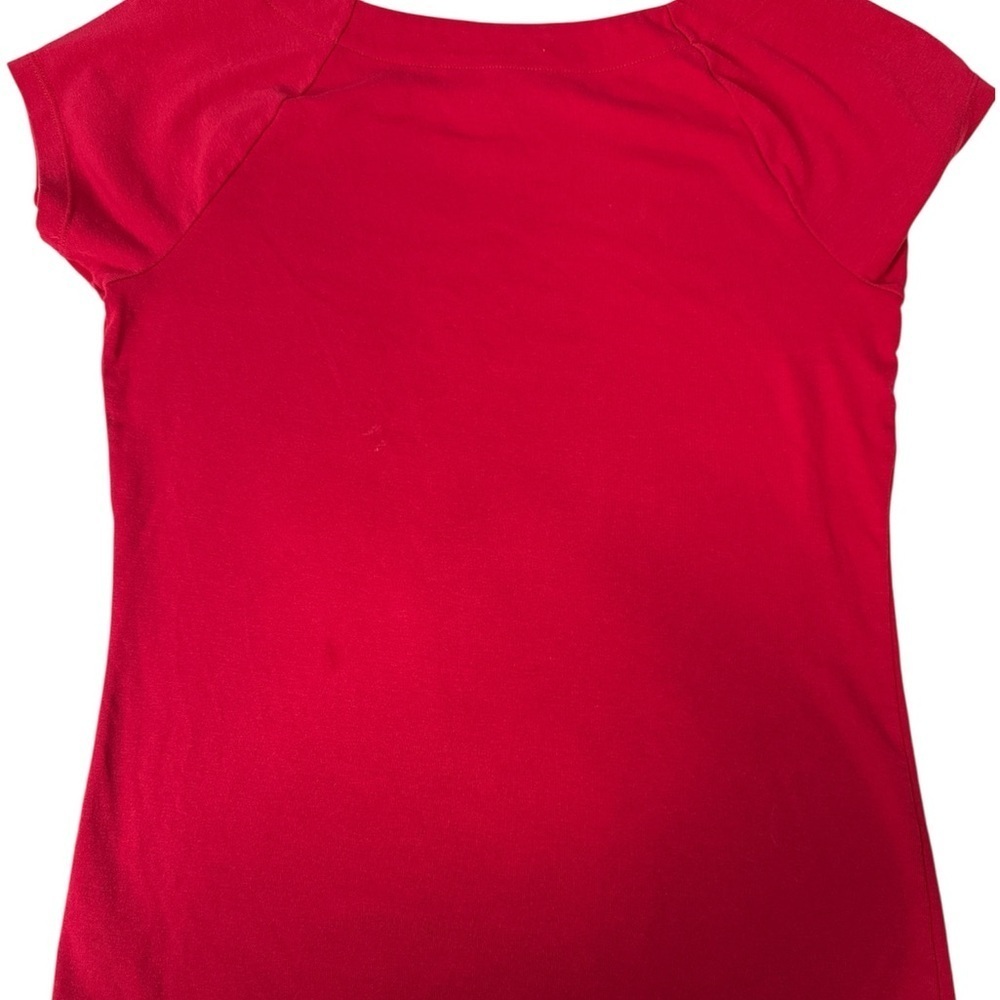 Ralph Lauren Kids Bright Red Short Sleeve Tee - Picture 3 of 3